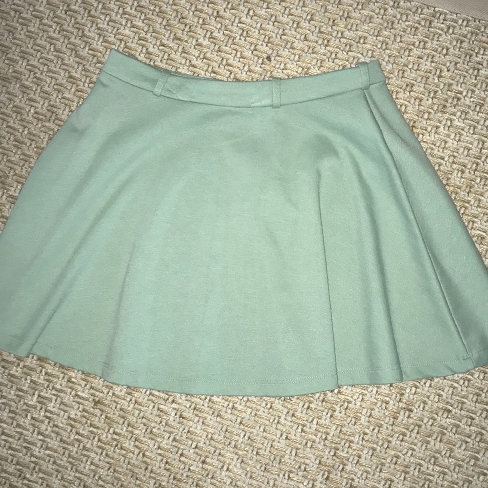 Mint green circle skirt Forever 21